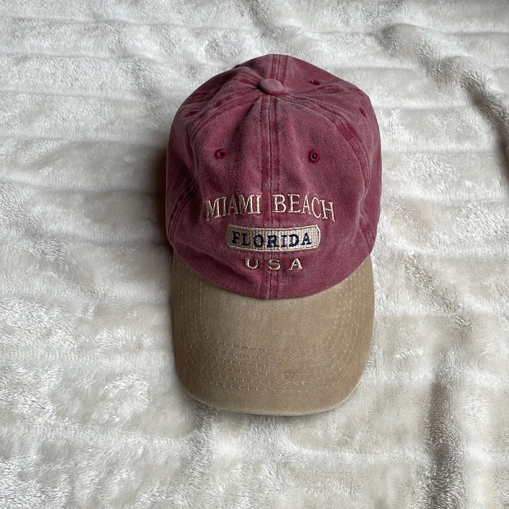 Miami Beach Florida Baseball Cap Hat Unisex One Size